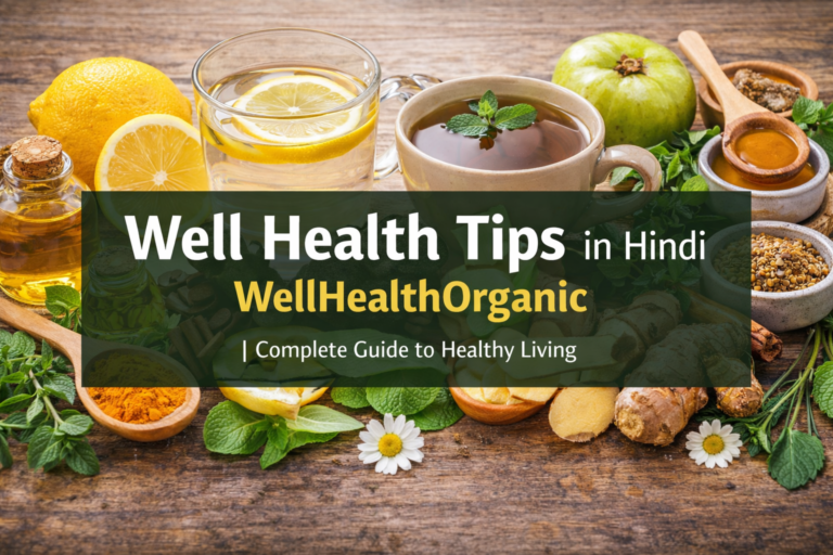 Well Health Tips in Hindi WellHealthOrganic